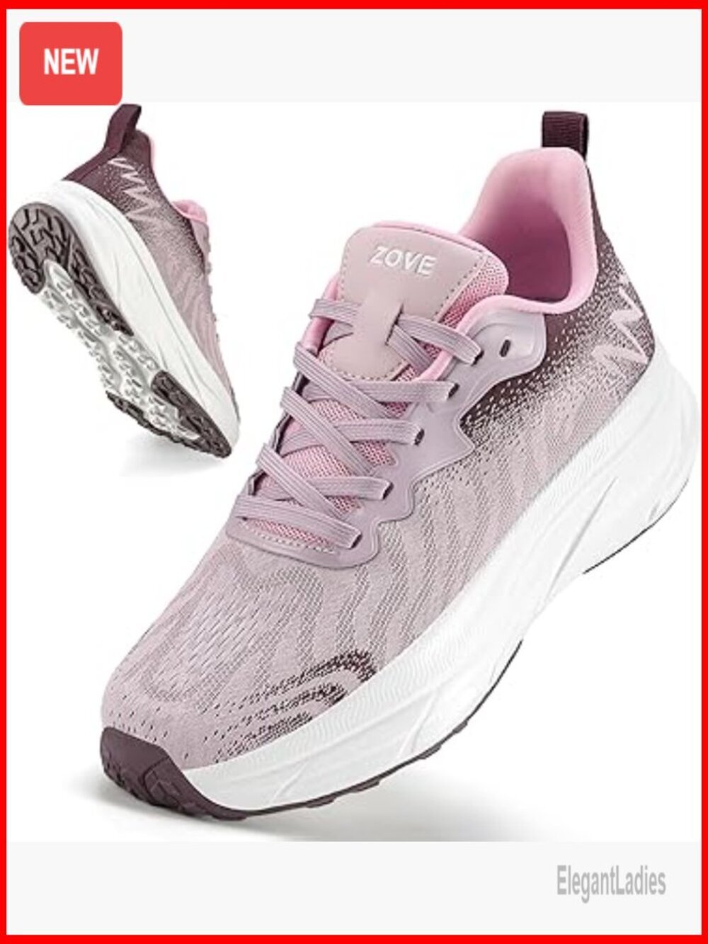 Women's Athletic Sneakers Platform Running Shoes Lightweight Breathable Arch